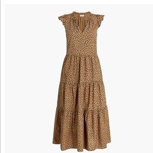 J. Crew: TIERED MIDI DRESS